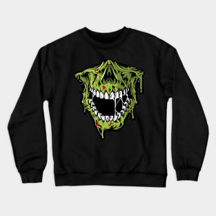 Zombie Monster Skull Head Crewneck Sweatshirt